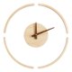 thumbnail image 4 of Reloj De Madera De Madera De 14 Pulgadas Simple Minimalista Moderno Transparente Para La Tienda De Cafetería, 4 of 5
