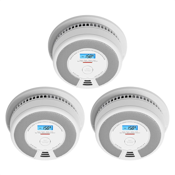 Detector de humo y monóxido de carbono X-Sense, 10 años, paquete de 3