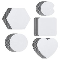 Bothyi - Tablero De Posavasos 40X Sublimación Placa De Impresora En Blanco Prensa De Calor Suave Antideslizante