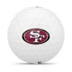 thumbnail image 2 of Pelota de Golf Wilson 2025 Duo Soft NFL 12 Blanca San Francisco 49ers, 2 of 3