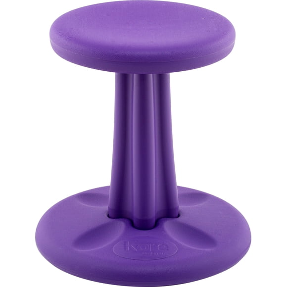 Taburete Wobble KORE Design para niños de 6 a 7 años, color morado
