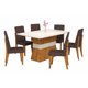 thumbnail image 1 of Comedor Milan Mesa + 6 Sillas Blanco - Imbuia, 1 of 7