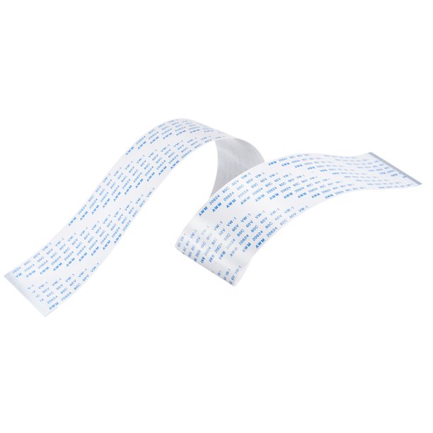 Uxcell 15.75'' 68 Pines FFC FPC Cable Flexible Plano (Tipo A) para LCD Laptop Plástico Blanco 5 piezas