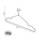 thumbnail image 5 of Percha para ropa de adulto, percha de ropa revestida de plástico, percha de ropa de metal antideslizante sin costuras, percha de ropa, 1 pieza, 5 of 5