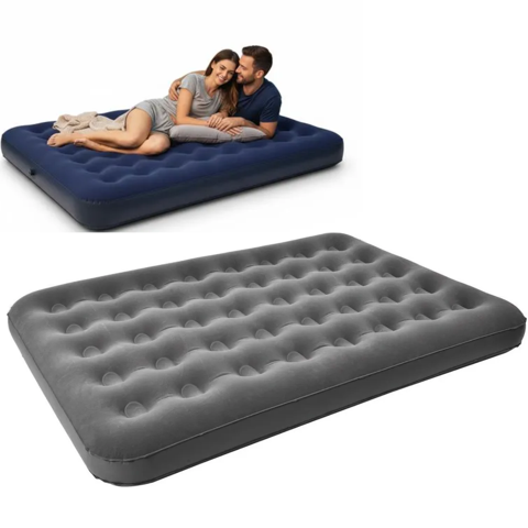 Genérico - Colchón Inflable Matrimonial 2 Plazas 191X137X22Cm Camping