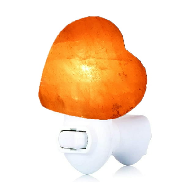 Lámpara de sal de Imalayan, lámpara de noche, lámpara de sal del Himalaya, lámpara de noche para dormitorio, bombilla de pared enchufable, decoración del hogar