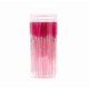 thumbnail image 1 of Xiao Hua 100Pzas Cepillo de Pestañas Desechable Rojo Rosa, Cepillo de Maquillaje para Cejas, Cepillo de Pestañas con Varilla de Cristal, 3.9in, 1 of 4