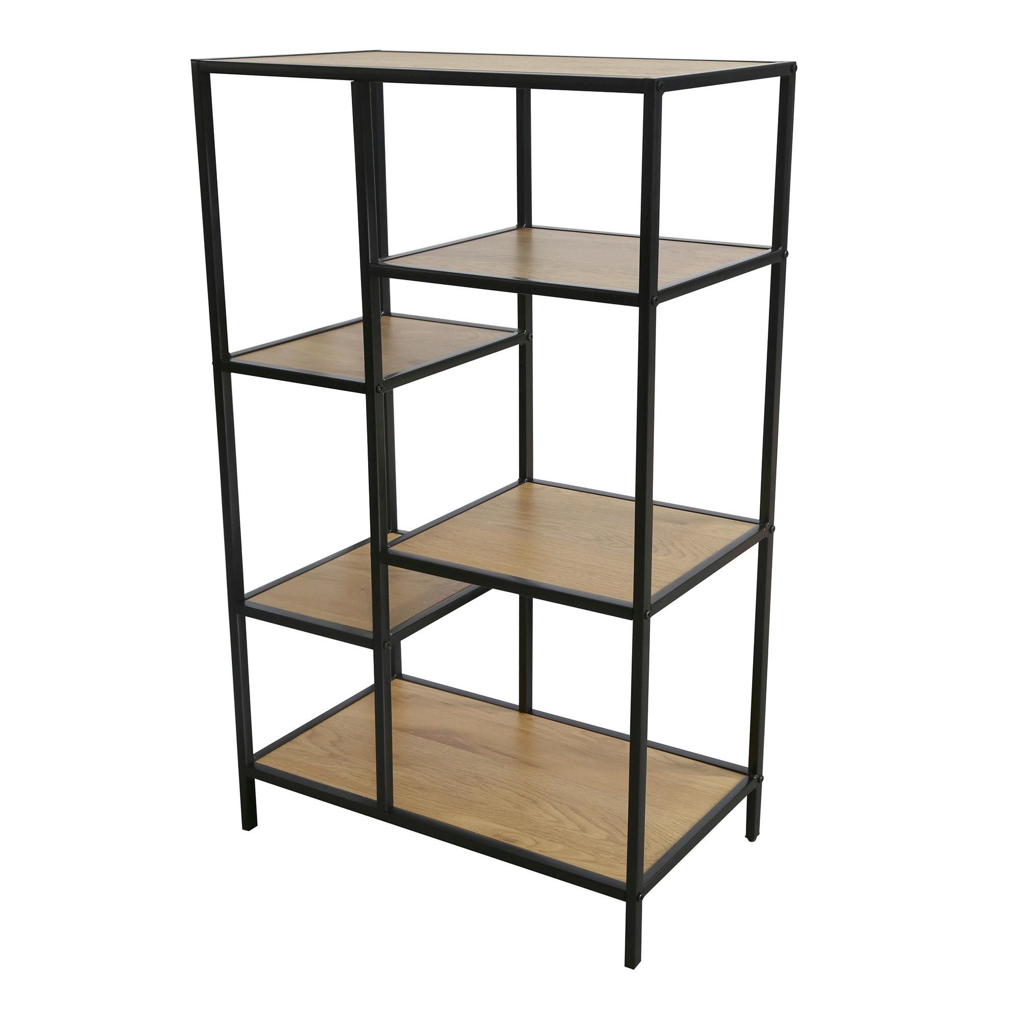 Mainstays - Estante Industrial D2118.0168-Bb 70X30X109 Cm Negro - Café