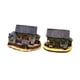 thumbnail image 3 of 2 piezas Micro casas Estatuas de escultura coleccionables en miniatura de jardinería en miniatura paisaje de resina adorno para interiores Blanco, 3 of 5