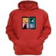 thumbnail image 1 of Polerón Canguro Demon Slayer Rojo Talla Xs Unisex, 1 of 3