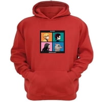 Genérico - Polerón Canguro Demon Slayer Rojo Talla Xs Unisex