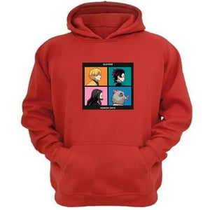 Genérico - Polerón Canguro Demon Slayer Rojo Talla S Unisex