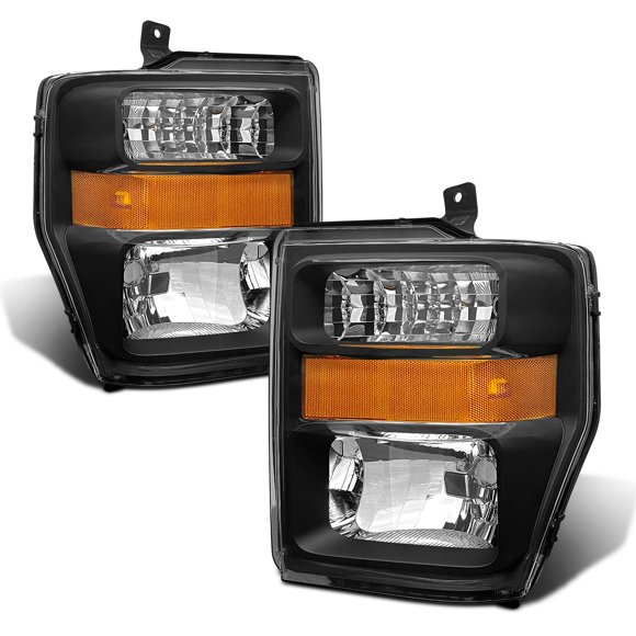 Faros AXLAHA para Ford F250/F350/F450 2008‑2010 Negro (Par)