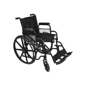 Glomed - Silla De Ruedas Estándar Plus Desmontable Abatible