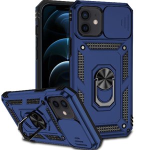 Estuche Gangxun Para Iphone 12 Pro, Soporte Giratorio 360°, Estilo Mecánico Y Magnético