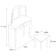 thumbnail image 3 of Tocador con Espejo Infantil Blanco, 3 of 3