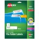 thumbnail image 1 of Etiquetas para carpetas de archivos Avery TrueBlock extra grandes 450, blancas, 1 of 9