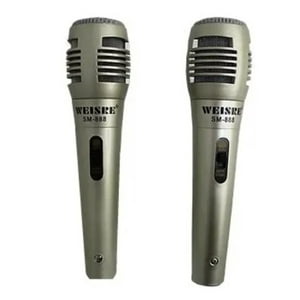Tomasstore - 2 Micrófonos Profesional Dinámico Alámbrico Weisre X2