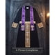 thumbnail image 2 of Disfraz Cosplay Cura Monje Morado Religioso, 2 of 12