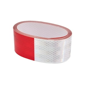 Cinta Reflectante Rojo/Blanco X 4.6 Mts Marca 3M