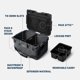 thumbnail image 2 of Caja de carga YETI LoadOut 30 impermeable roja, 2 of 8