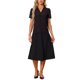 thumbnail image 2 of INSPIRE CHIC Blusas con Cuello en V para Mujeres Elegantes y Casuales con Estampado de Cerezas y Solapa en el Cuello, Manga Corta de Verano, Talla M, Color Negro, 2 of 6