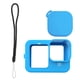thumbnail image 2 of Funda De Silicona Funda + Cordón + Lente Para Cámara GoPro 9 Azul, 2 of 5