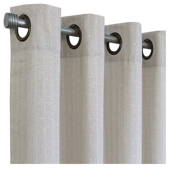 Set De Cortinas 8 Piezas (2 Paños + 2 Velos + 4 Amarres) Ivory Márfil