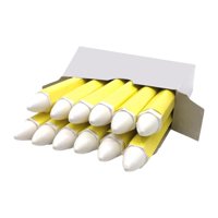 Magideal - 12 Marcadores De Neumáticos Blancos, Crayones Portátiles Para Marcar Neumáticos, Marca Daños En Neumáticos Húmedos Y Secos Para Mecánicos, Bolígrafo D