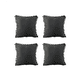 thumbnail image 2 of Pack de 2 Fundas de Cojines Terciopelo con Pompones 45x45 cm Gris Oscuro, 2 of 2