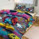 thumbnail image 1 of Mickey Print Bedding Set Pattern Duvet Cove Set 3 Pieces 1 Quilt Cover And 2 Pillowcases for Women Men Teens, 1 of 5