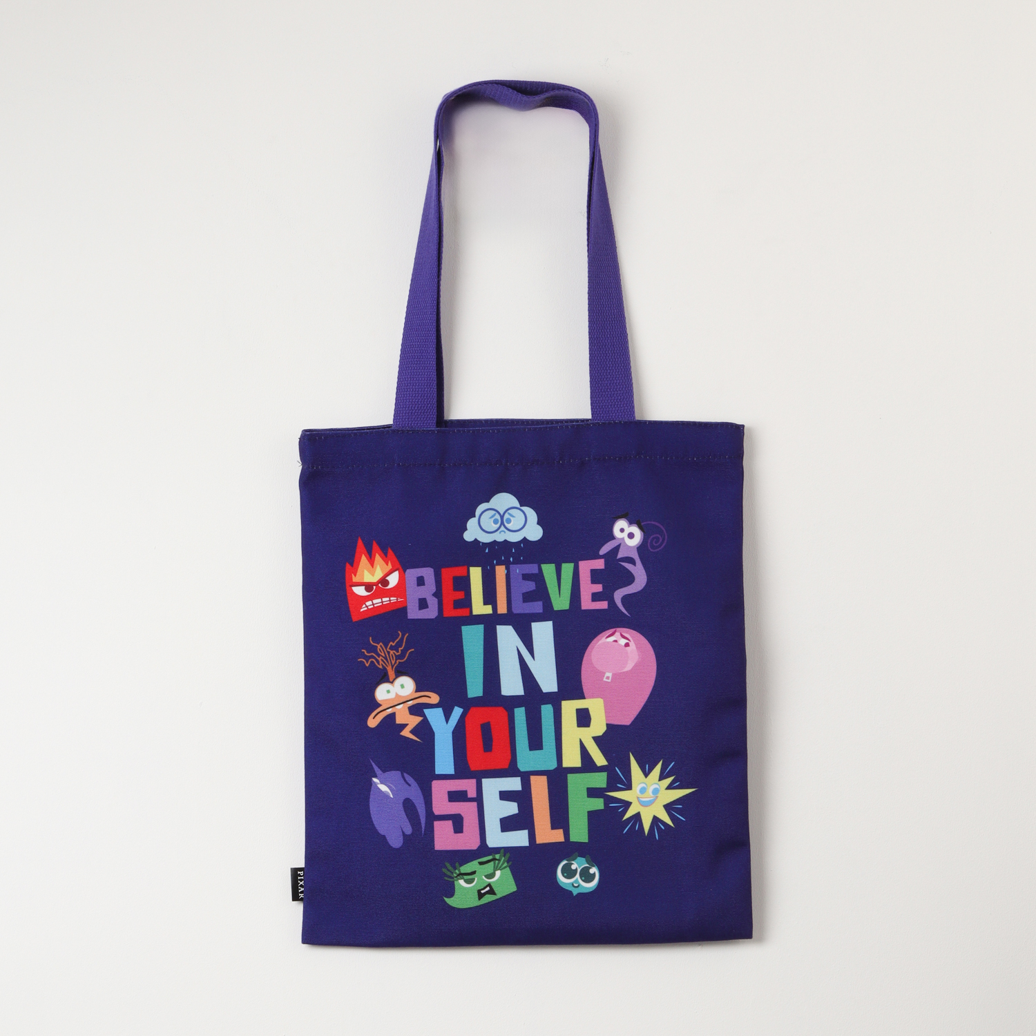 Totebag Niño Azul Personajes Color Pixar Disney