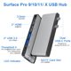 thumbnail image 2 of Estación de acoplamiento Yeemie Pro Surface Pro 9/10/11/X USB-C 100W, 2 of 9