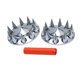 thumbnail image 1 of Kit de tapas de cubo JESONN cromo 33 mm – diseño puntiagudo, 1 of 9