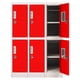 thumbnail image 2 of Locker P0221 Metalico 6 Puertas Rojo, 2 of 4