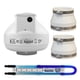thumbnail image 1 of Kit de ventilador para mitigación de radón RadonAway RP145c con manómetro, 1 of 2
