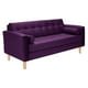 thumbnail image 2 of Sofa Retro 3c Felpa 05 Morado, 2 of 6