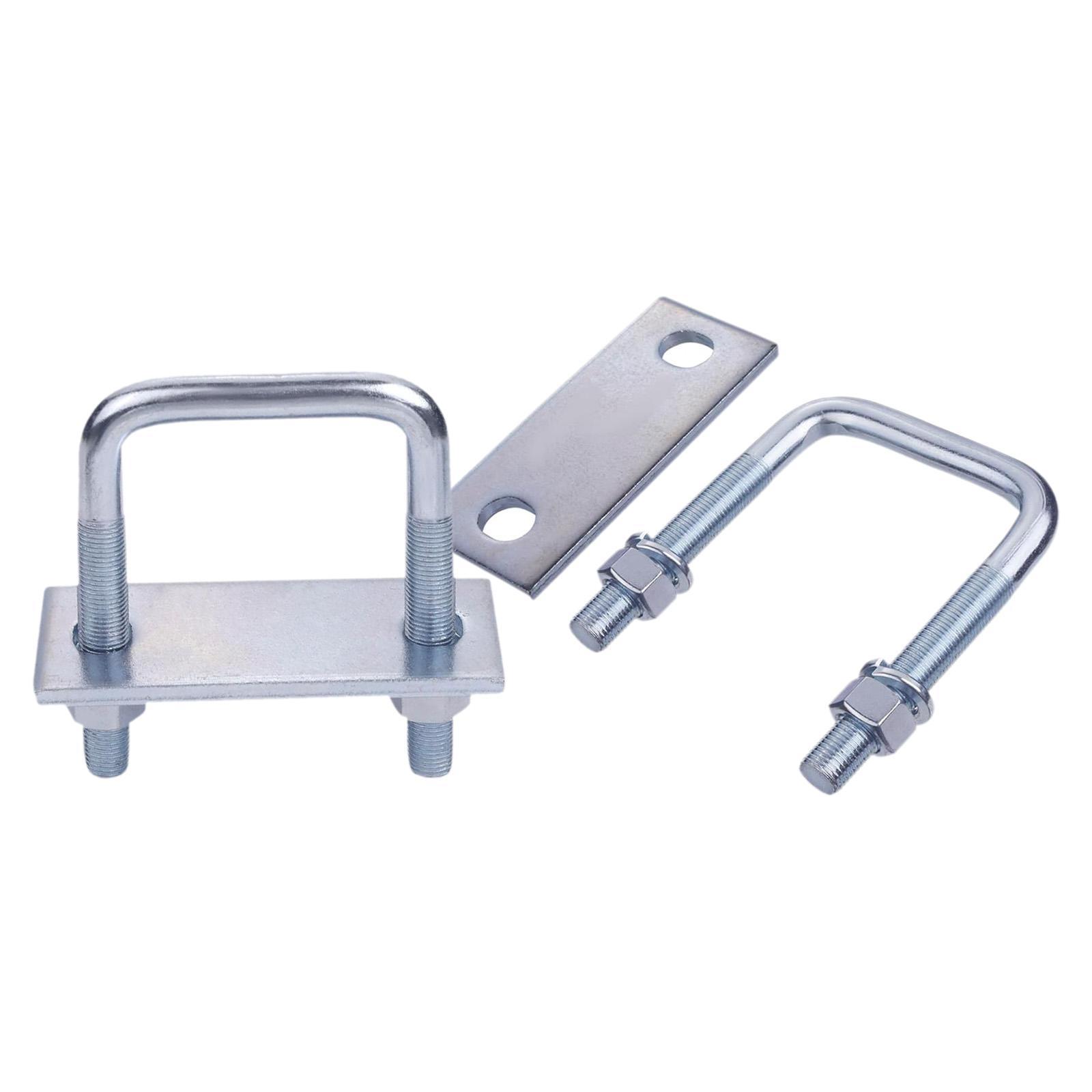 Magideal - 2 Abrazaderas De Ballesta, Estabilizador De Metal Resistente, Se Adapta A Anchos De Hasta 2,5""