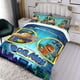 thumbnail image 3 of Perro Hombre Conjunto de sábanas temático, trío de piezas, cómodo y amigable con la piel, diseño único, regalo de decoración para el hogar para familiares, amigos y fans,140cm *210cm, 3 of 6