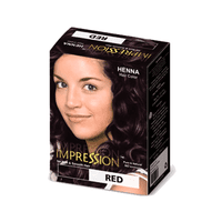 Impression Henna Hair Color Rojo 10 Gr X 6 Sachets