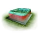 thumbnail image 3 of Sustituto de hormigón Spa Pad Confer Plastics Handi de 8 x 8 pies, paquete de 6, 3 of 5