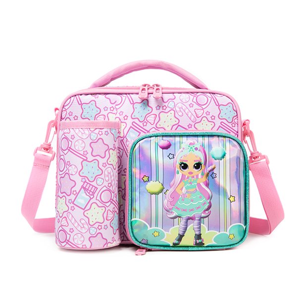 Cartoon Pattern Cooler Lunch Box Fresh Portable Insulated Oxford Lunch Bag Thermal Food Picnic Lunch Tote Bags For Girls Kids