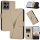 thumbnail image 1 of Funda Cartera Fibra de Carbono para Motorola Edge 50 con Soporte y Cierre Magnético Oro, 1 of 6