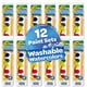 thumbnail image 2 of Set de pintura de acuarela Crayola lavable para niños a partir de 3 años (12 unidades), 2 of 7