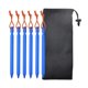 thumbnail image 3 of Paquete De 6 Clavos De Aluminio Para Carpa De Aluminio Para Uso Pesado, Viga En Y, Clavos Para Carpa, Azul, 3 of 5