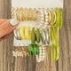 thumbnail image 1 of 15 Pairs C Shape Hoop Earrings Set Elegant Minimalist Style Alloy 18K Gold Plated Jewelry Trendy Female Gift, 1 of 5