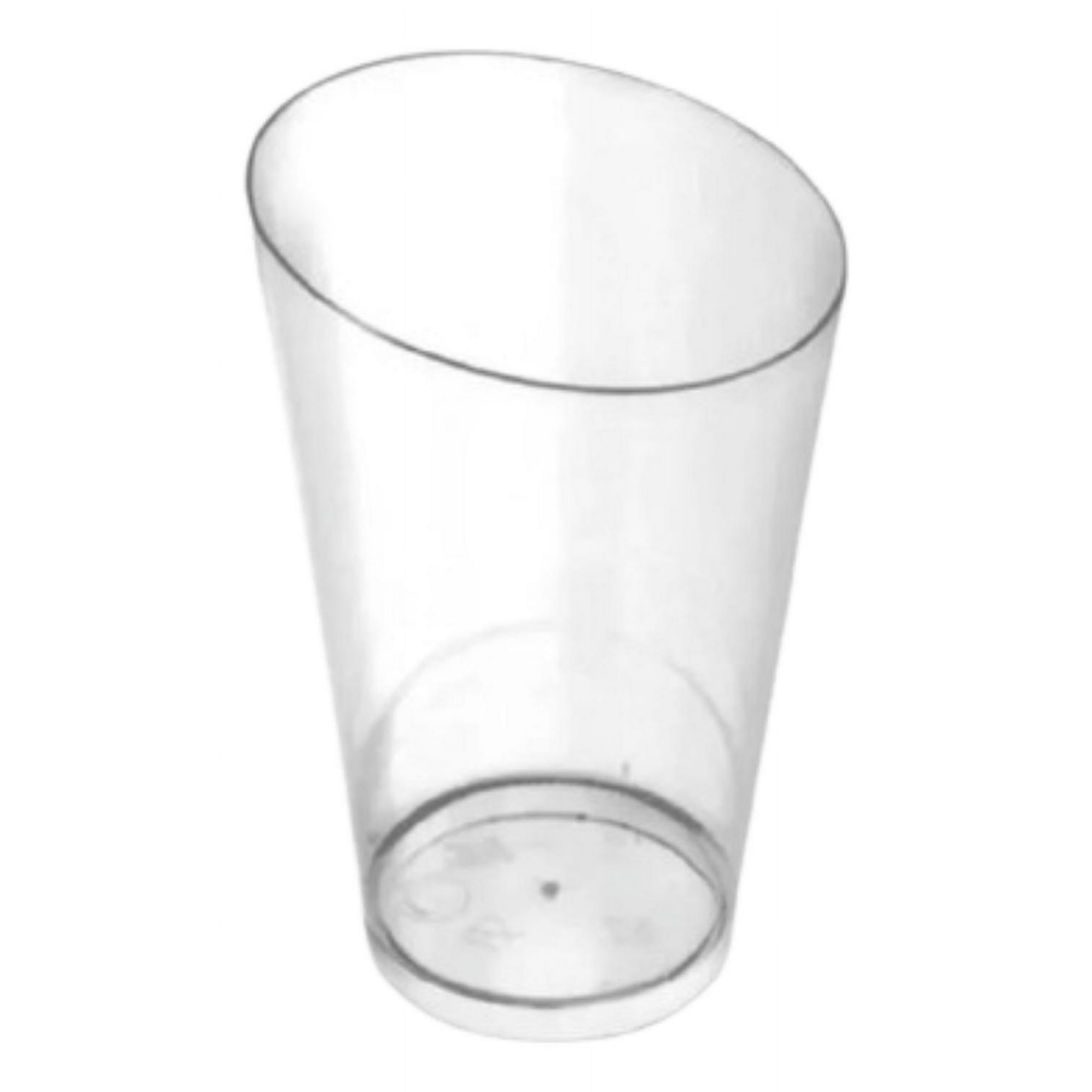 Genérico - Vaso Acrílico Shot Bisel 60 Ml - 20 Unidades Blanco