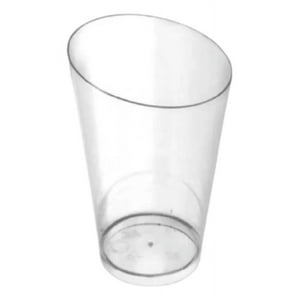 Genérico - Vaso Acrílico Shot Bisel 60 Ml - 20 Unidades Blanco