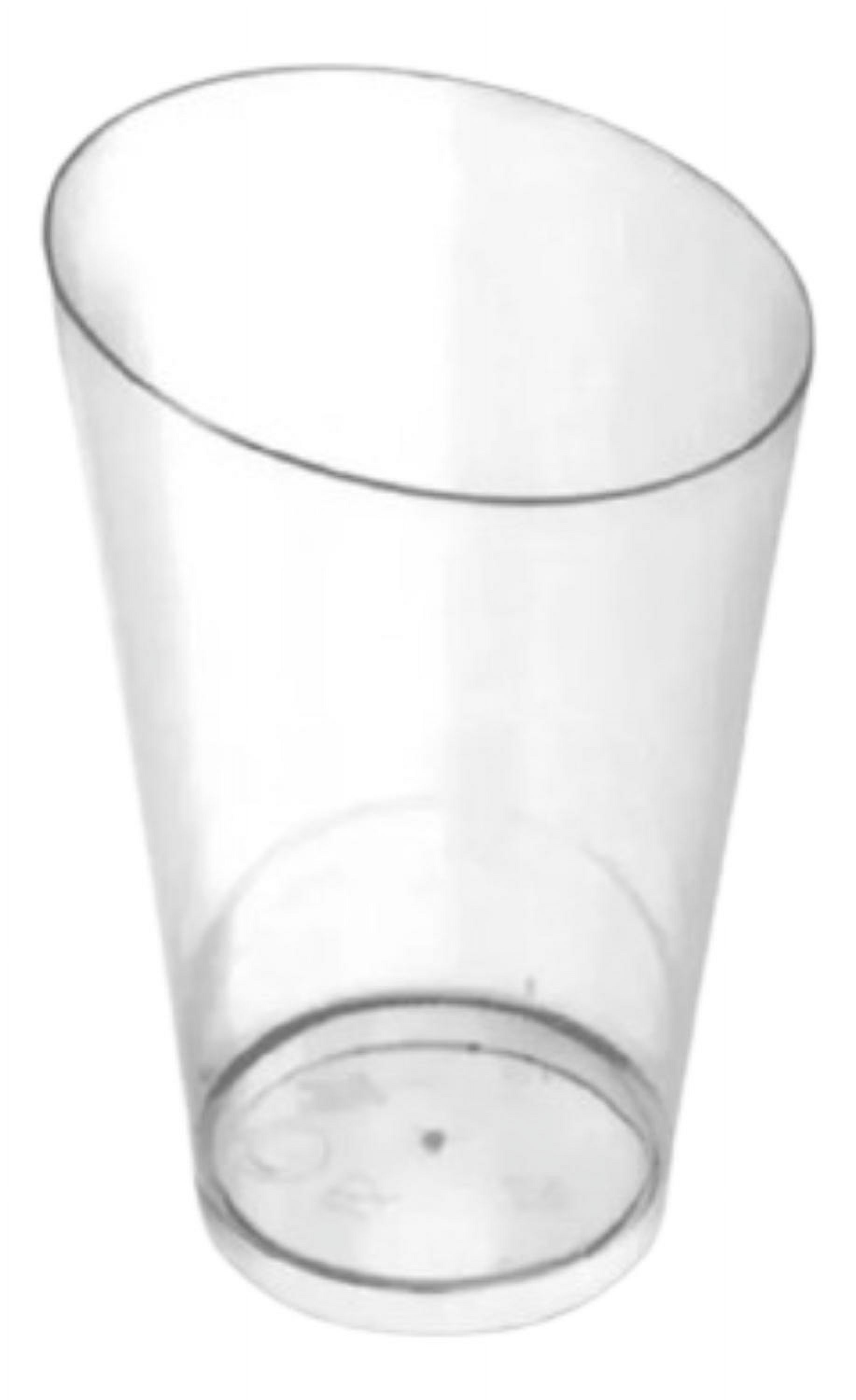 Genérico - Vaso Acrílico Shot Bisel 60 Ml - 20 Unidades Blanco