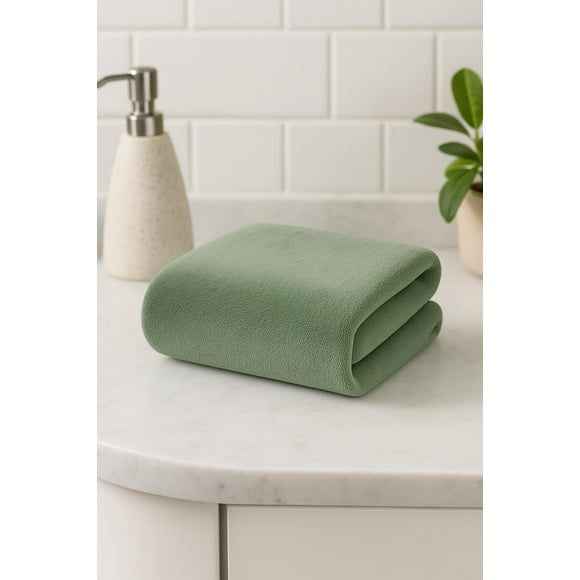 Toalla de Microfibra 070X130 verde 070X130